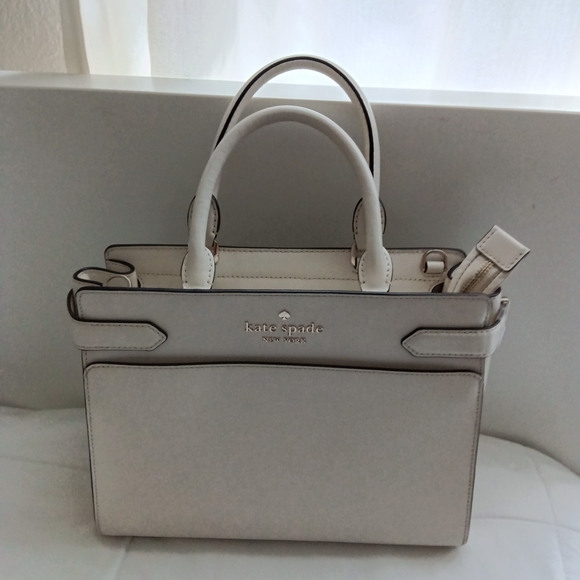 Kate Spade White Handbag - Picture 5 of 11